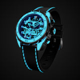 Close-up detail view of Nubeo Men NB-6057-33 unisex watch