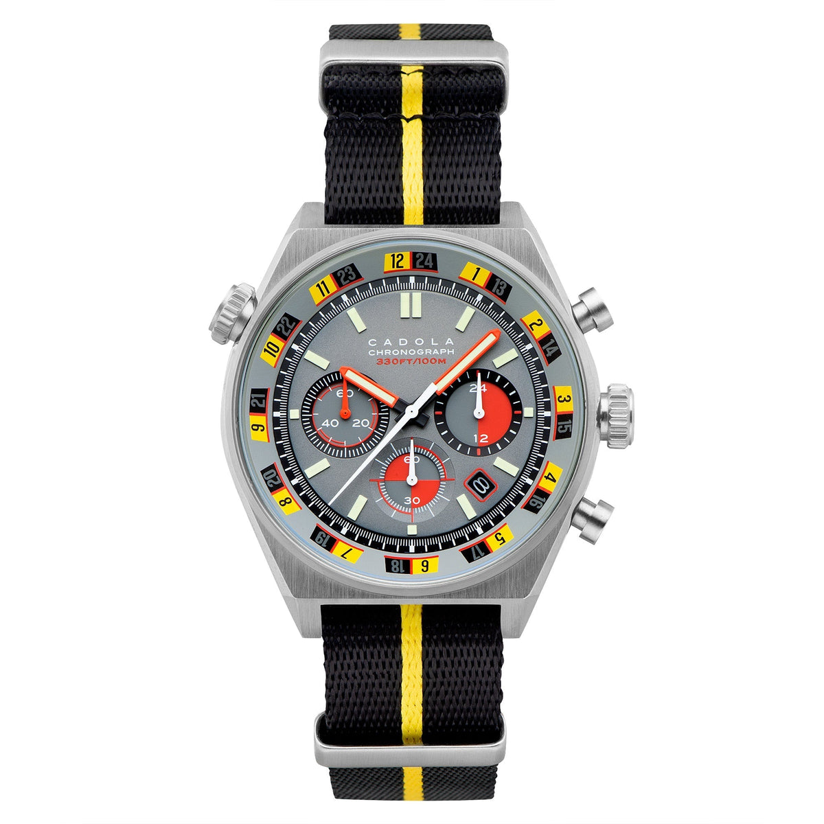 Front view of Cadola men's watch
