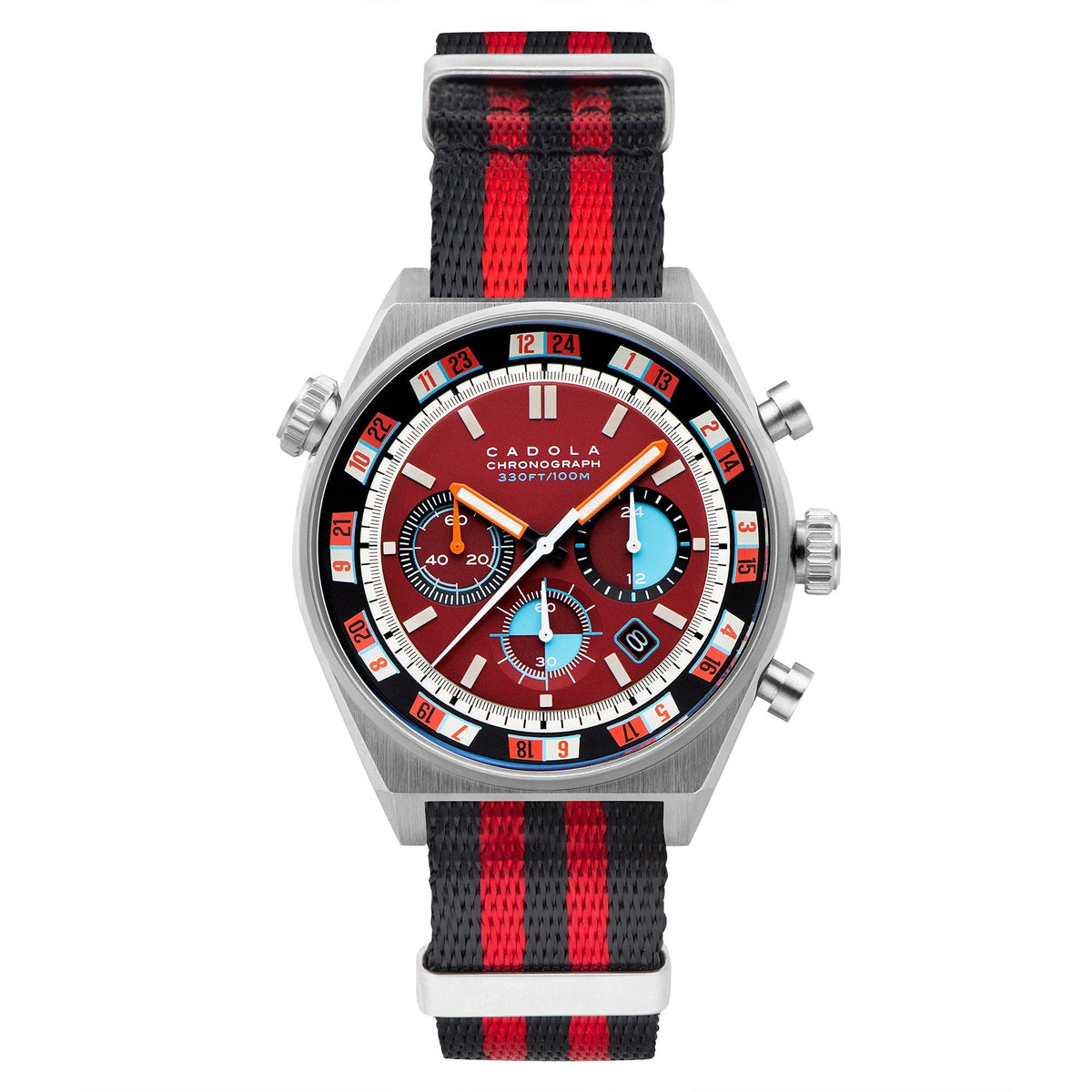 Front view of Cadola men's watch