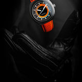 Close-up detail view of Cadola men's watch