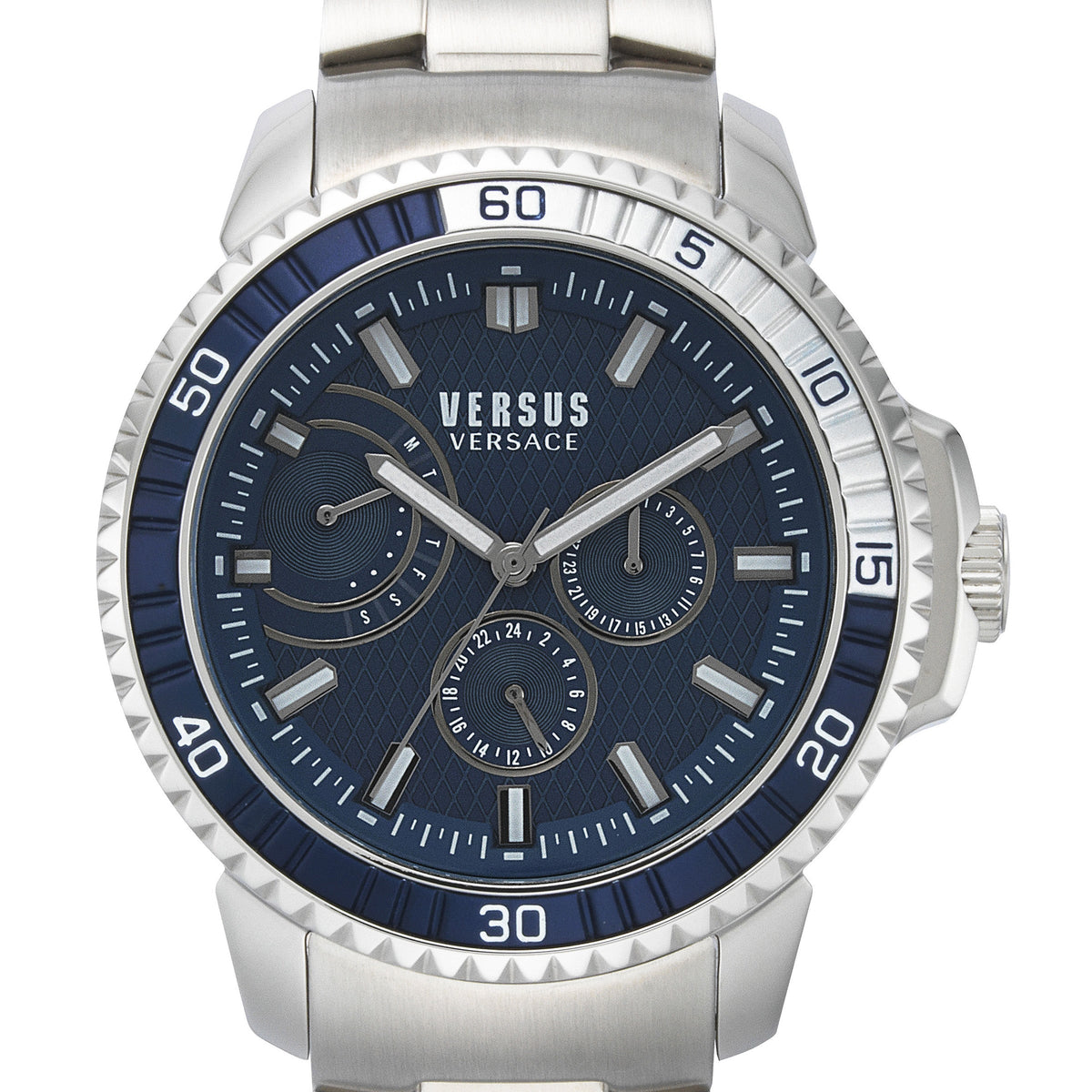 Front view of Versace men's watch