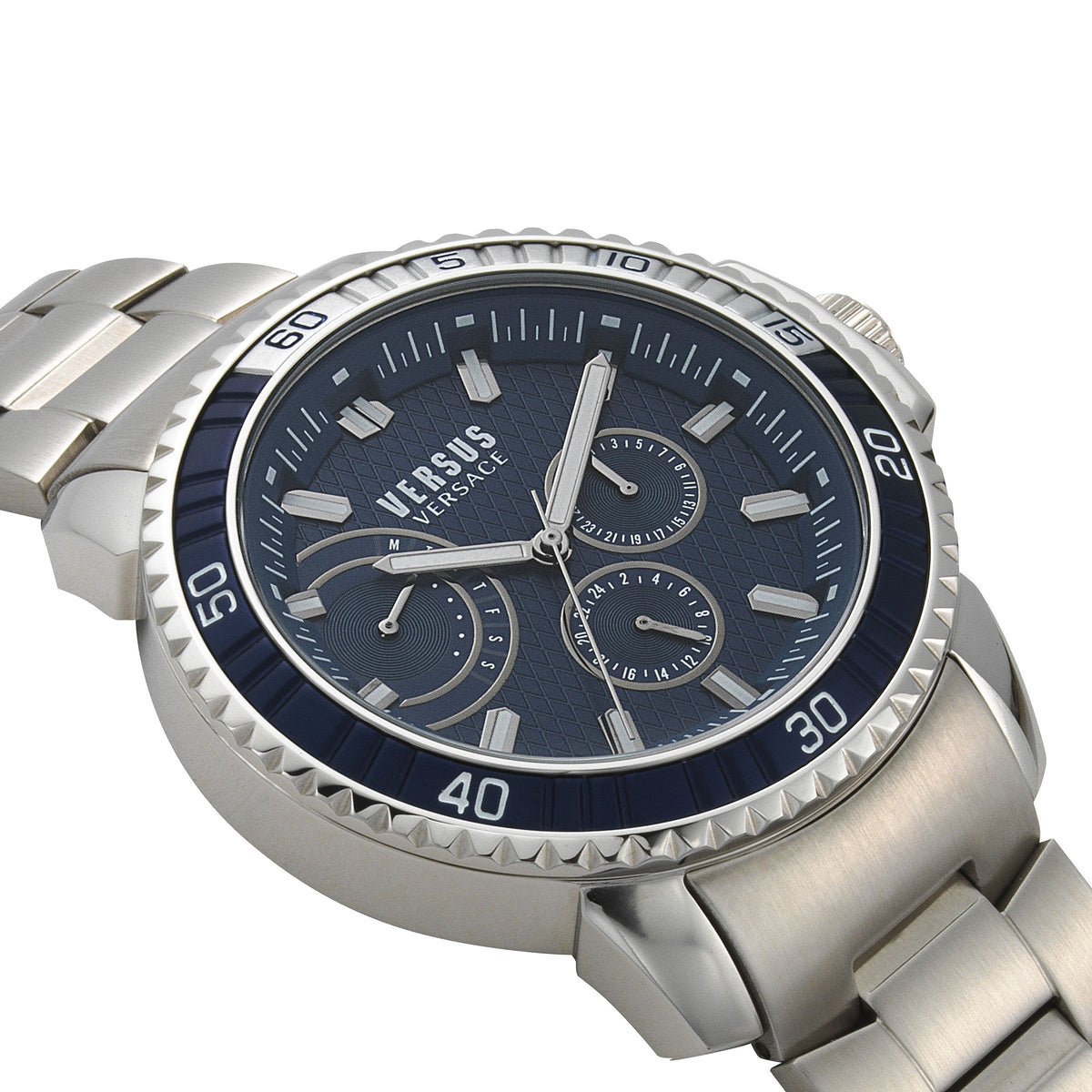 Side view of Versace men's watch