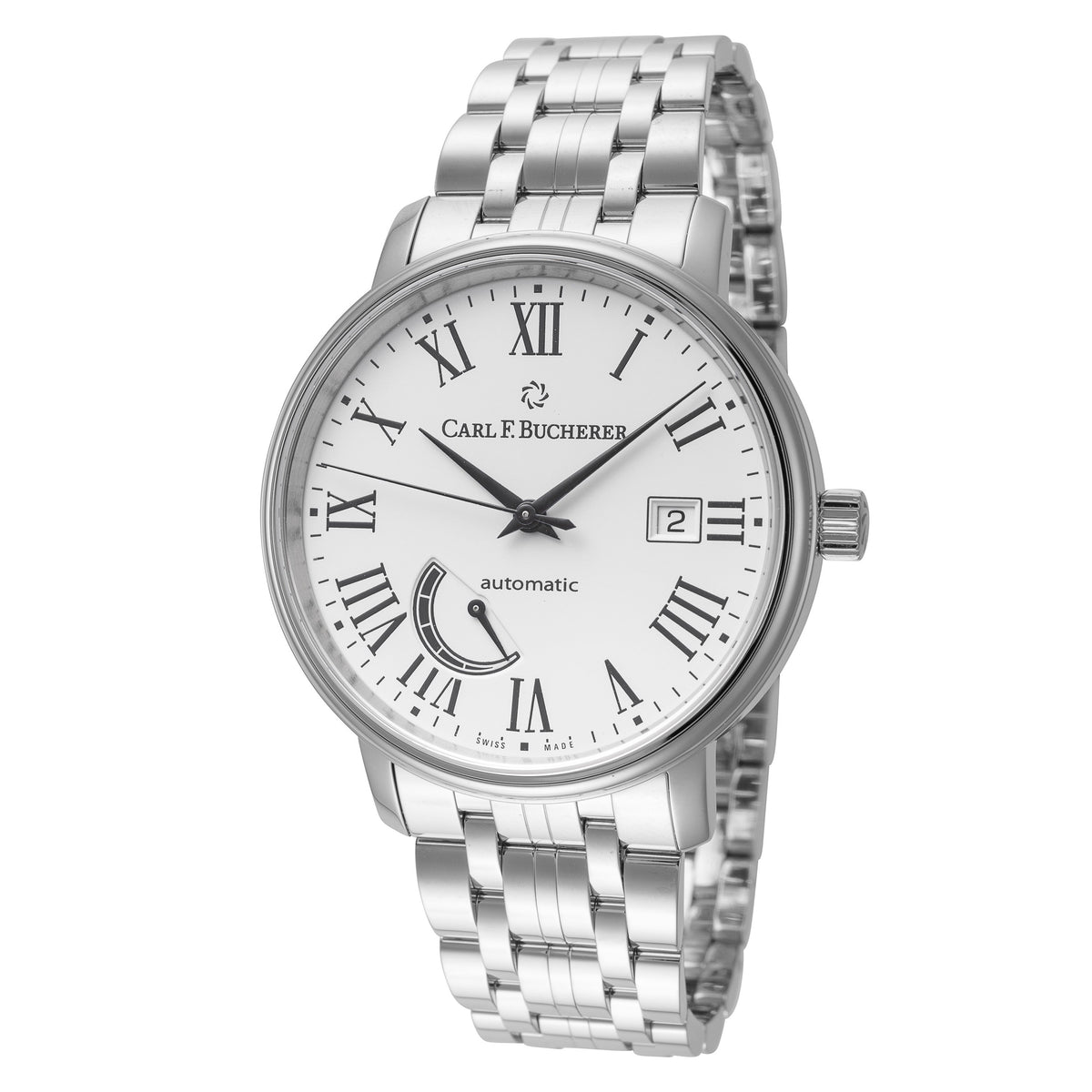 Front view of Carl F. Bucherer men's watch