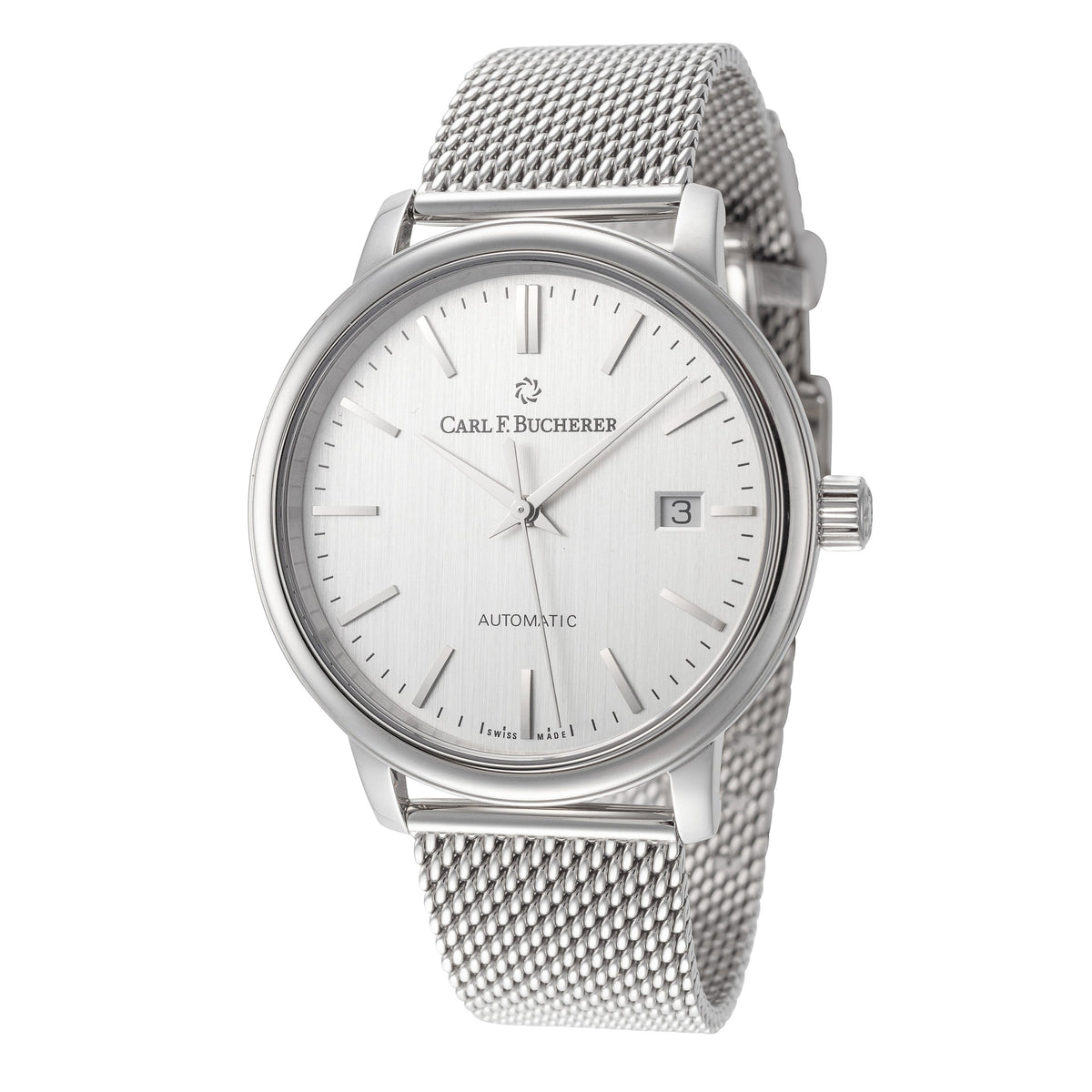 Front view of Carl F. Bucherer men's watch