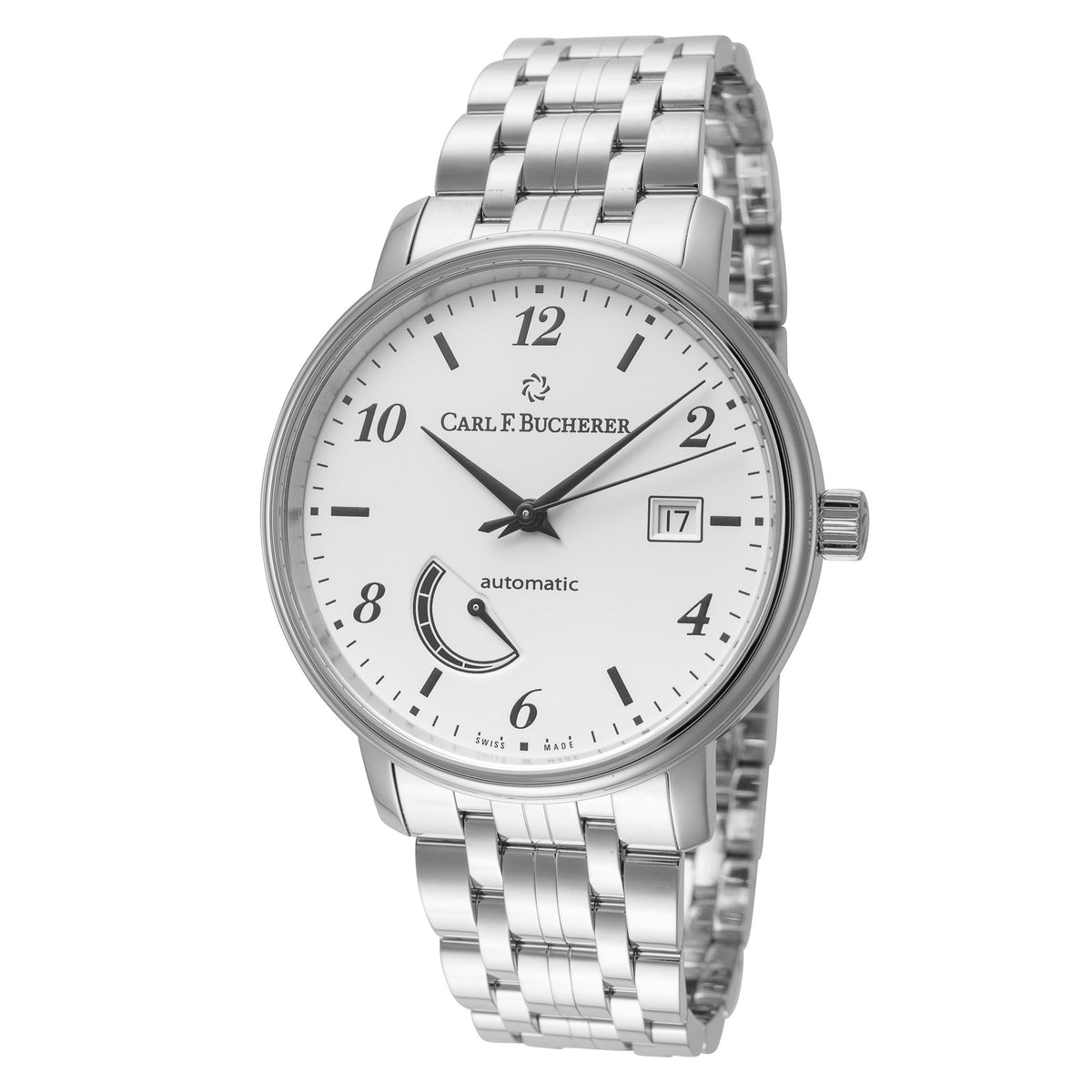 Front view of Carl F. Bucherer men's watch