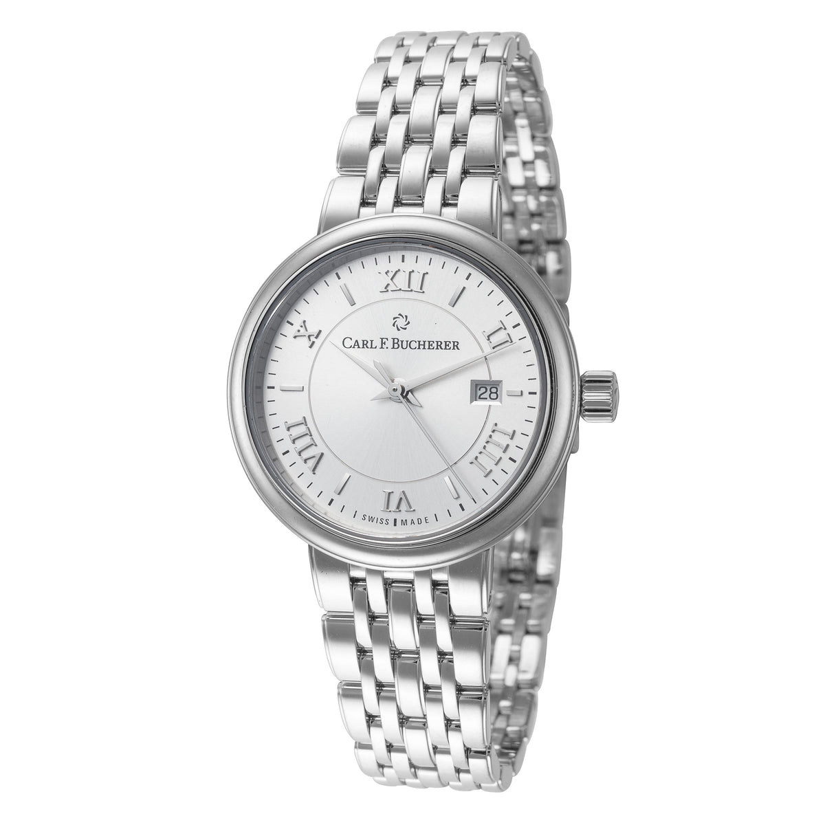 Front view of Carl F. Bucherer women's watch
