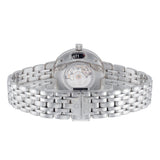 Close-up detail view of Carl F. Bucherer women's watch