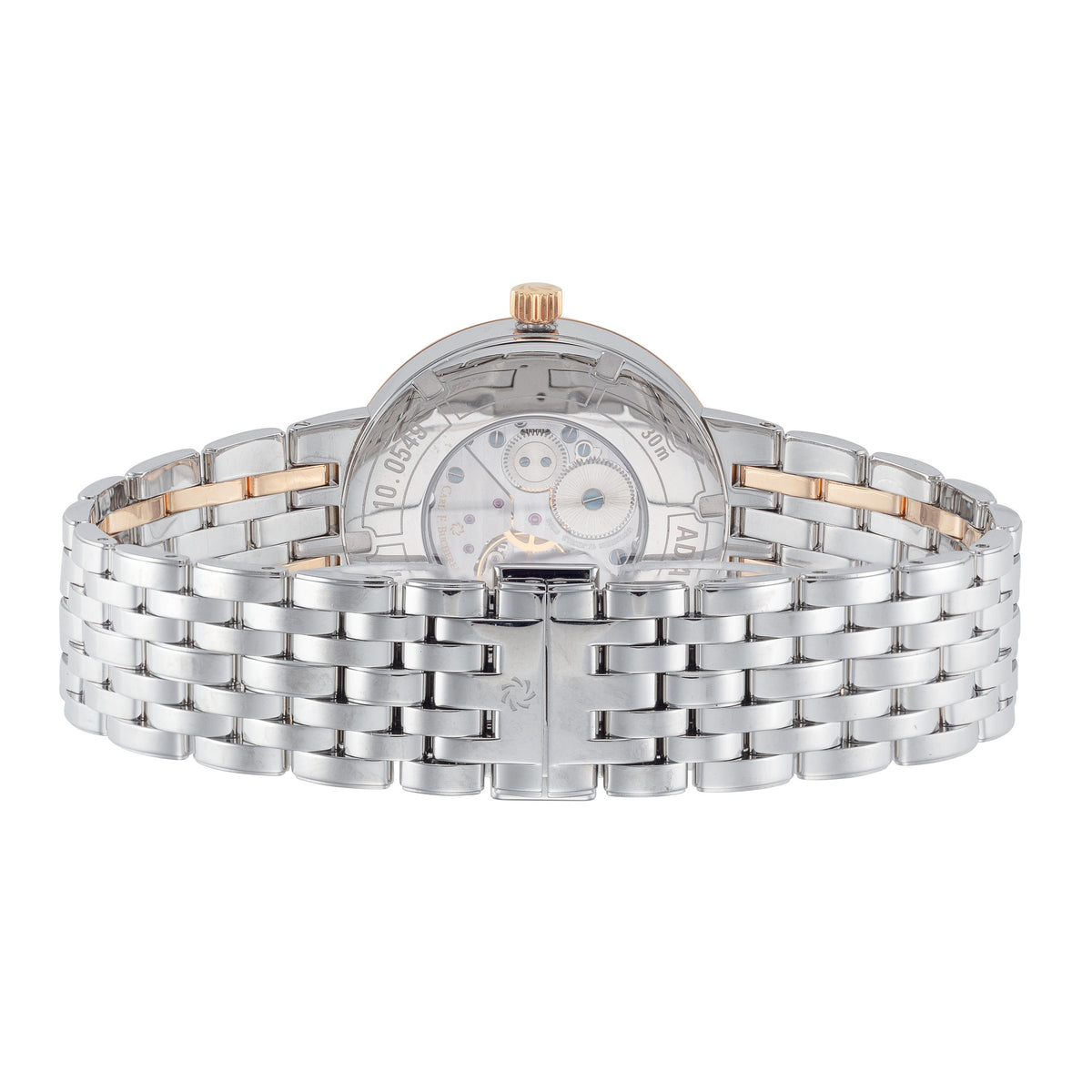 Close-up detail view of Carl F. Bucherer unisex watch