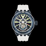 Front view of Nubeo Men NB-6075-03 unisex watch