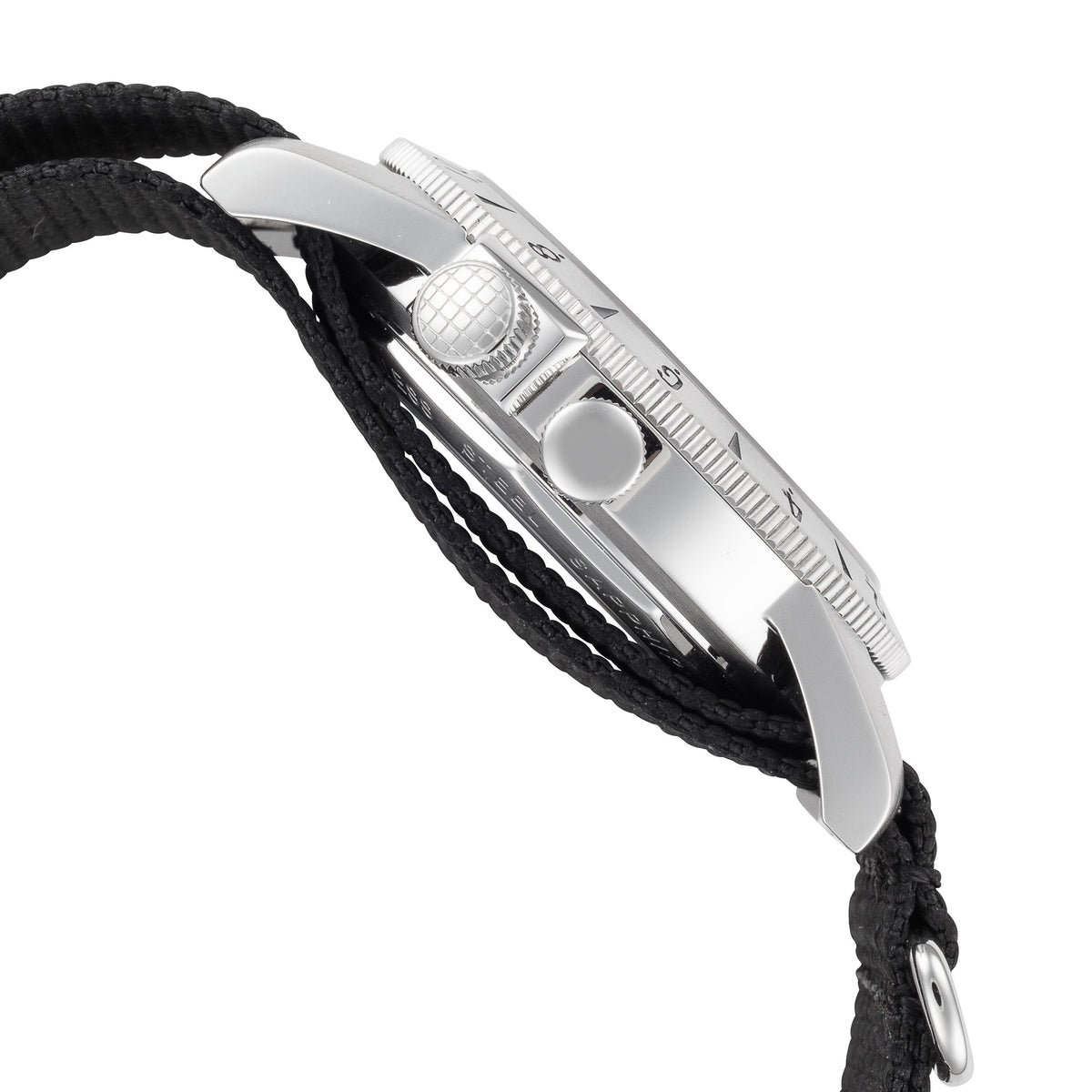 Side view of Glycine Men's GL0477 men's watch