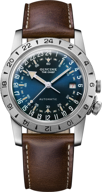 Front view of Glycine Men's GL0411 men's watch