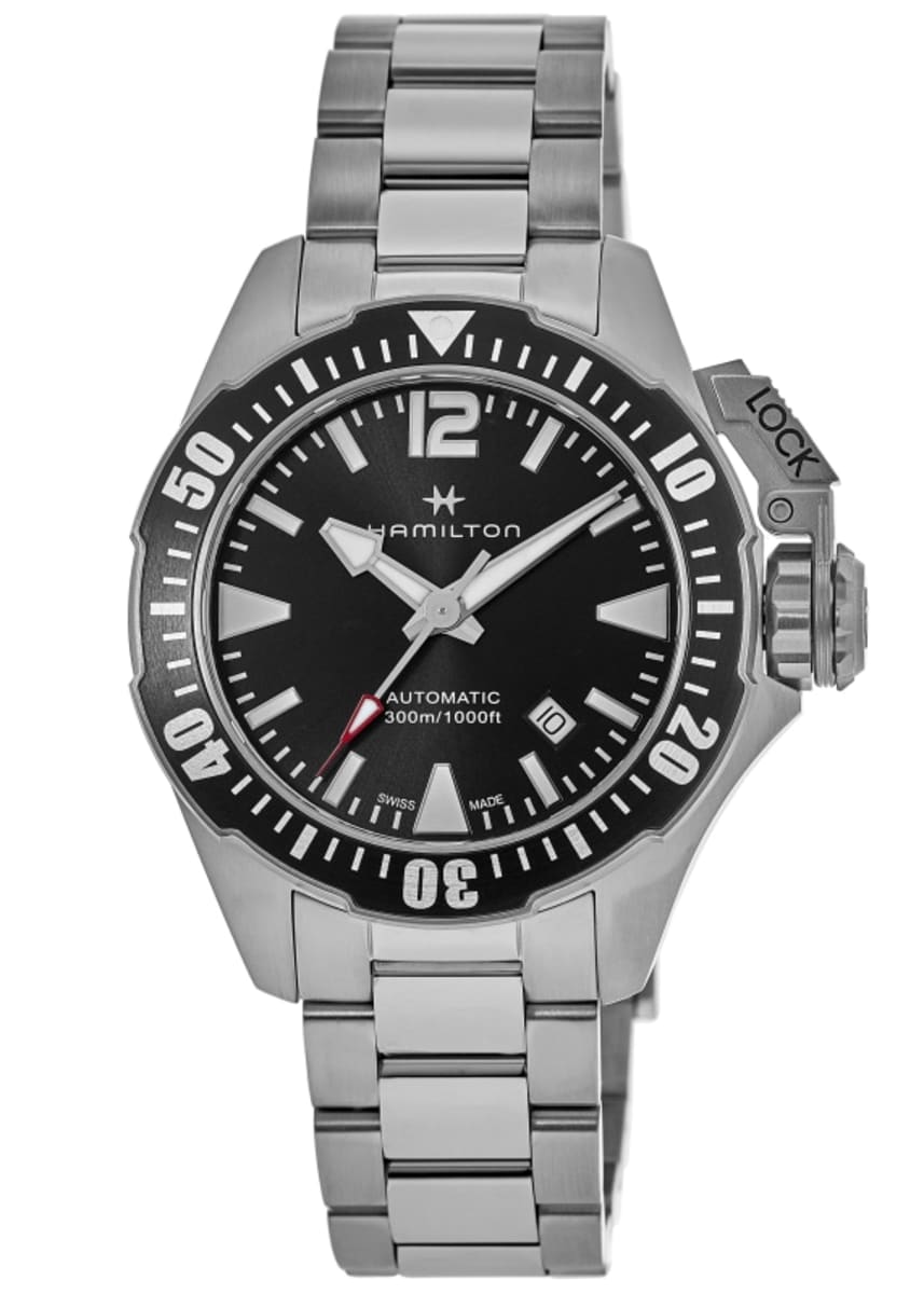 Front view of Hamilton men's watch