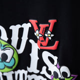 Back view of Louis Vuitton cotton t-shirt with signature branding