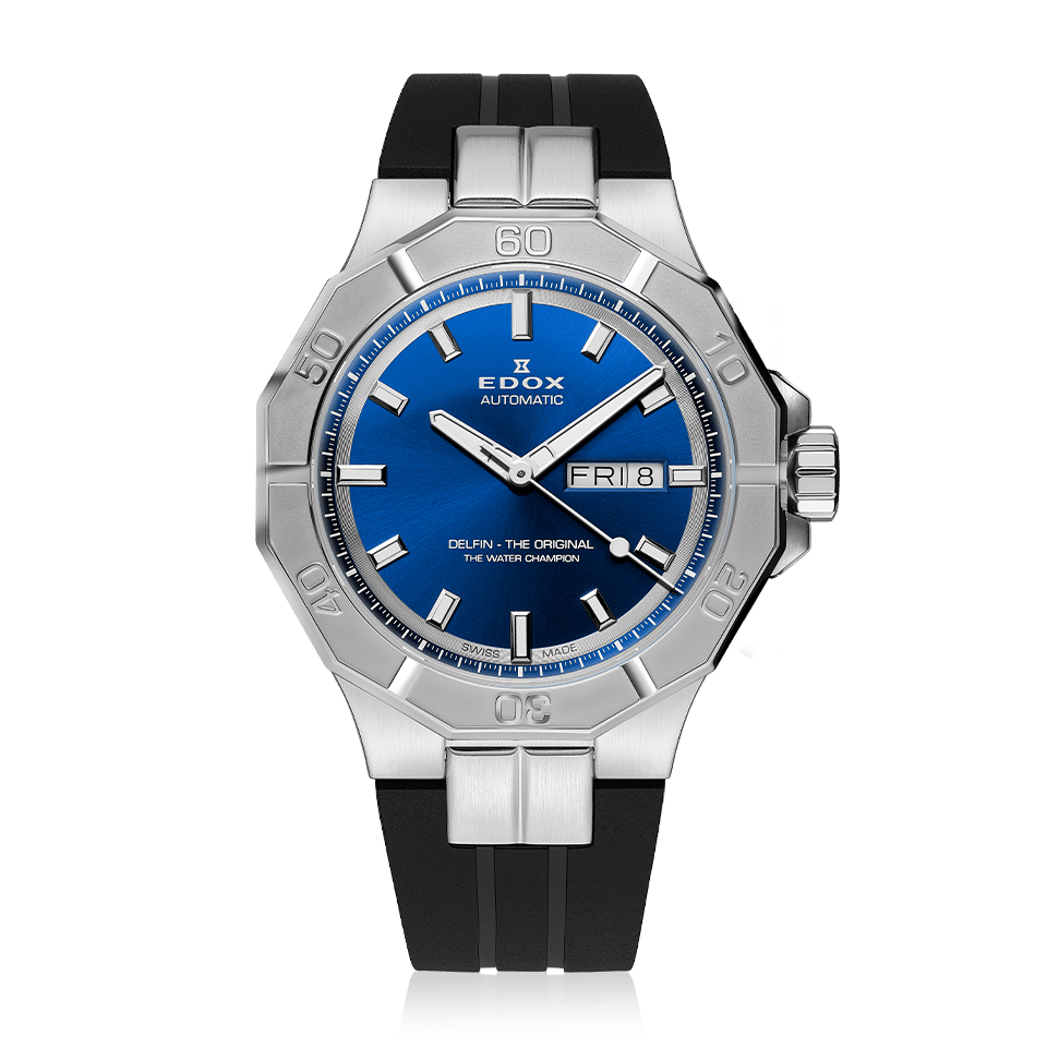 Front view of Edox unisex watch