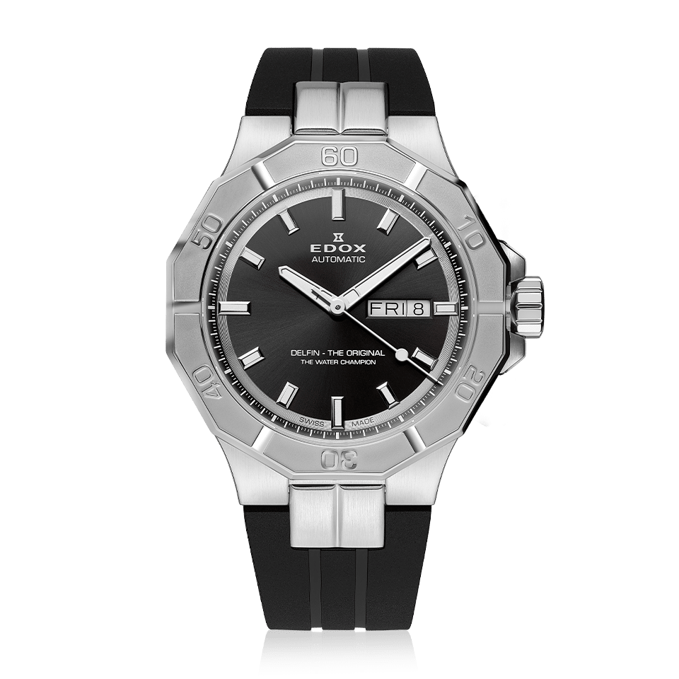 Front view of Edox unisex watch