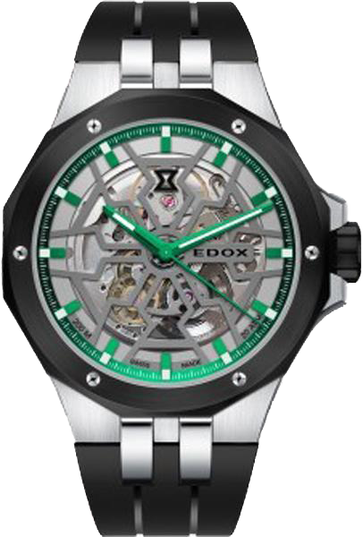 Front view of Edox unisex watch
