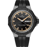Front view of Edox unisex watch