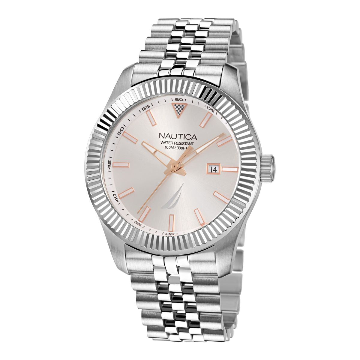 Front view of Nautica men's watch