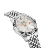 Close-up detail view of Nautica men's watch