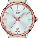 Front view of Tissot women's watch