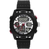 Front view of Armani Exchange men's watch