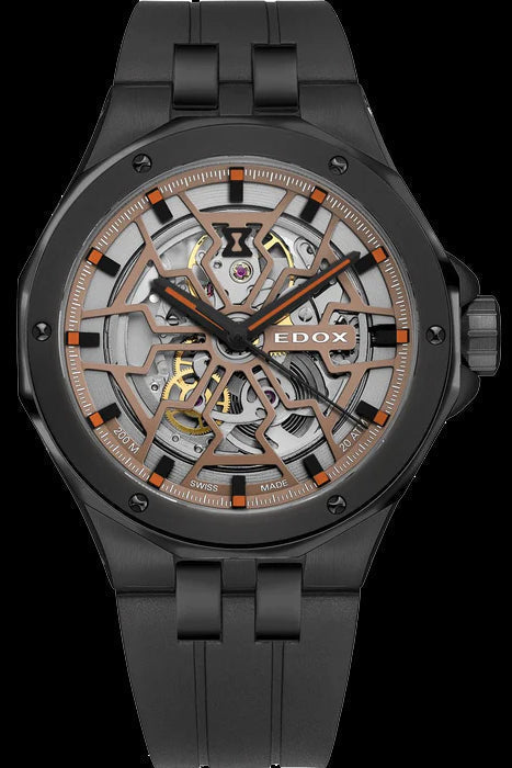 Front view of Edox unisex watch
