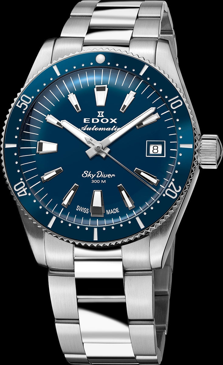 Front view of Edox unisex watch