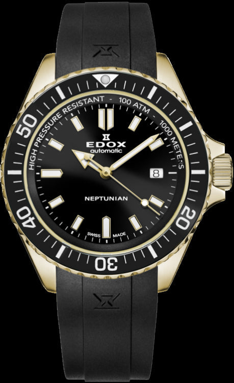Front view of Edox unisex watch