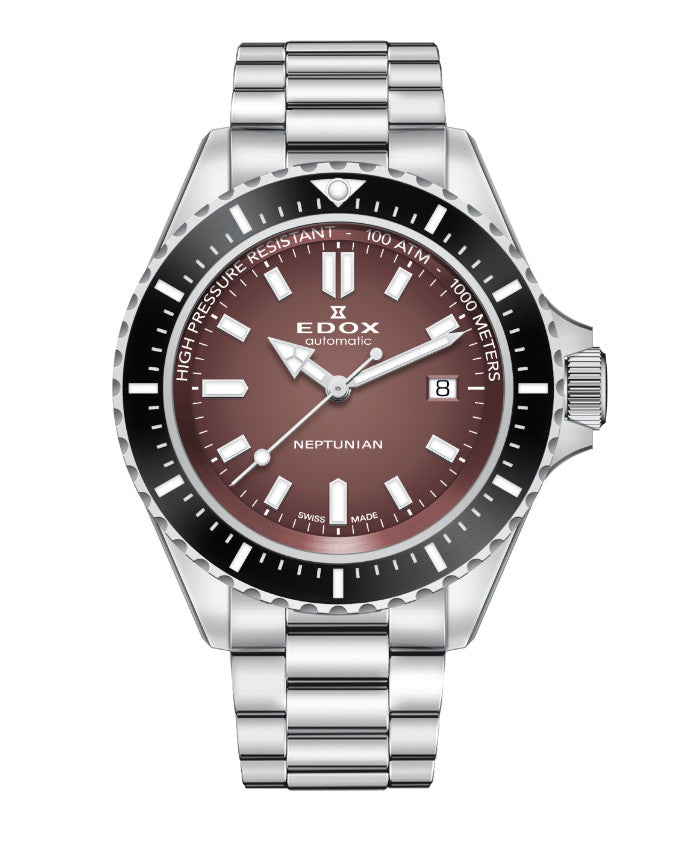 Front view of Edox unisex watch
