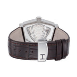 Close-up detail view of Hamilton men's watch