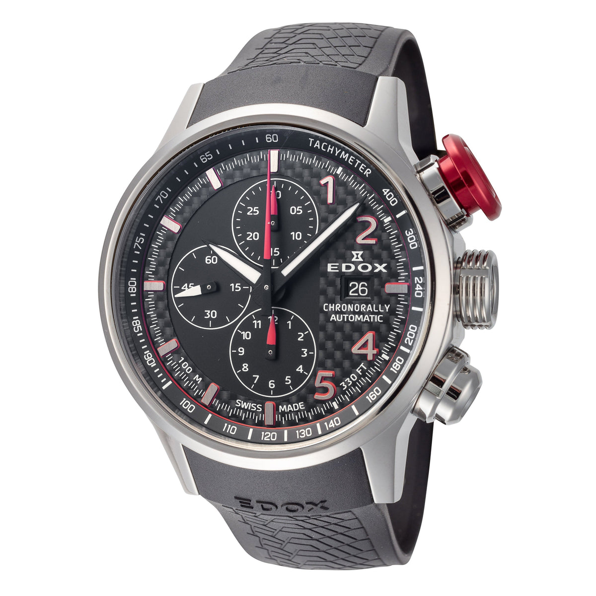 Front view of Edox unisex watch
