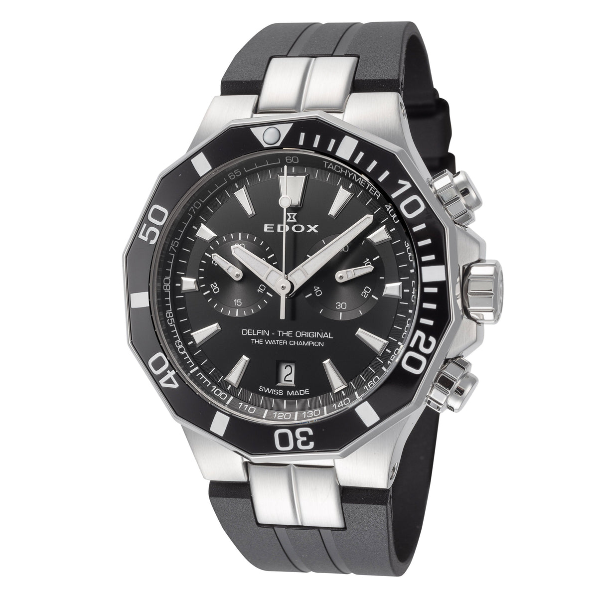Front view of Edox unisex watch