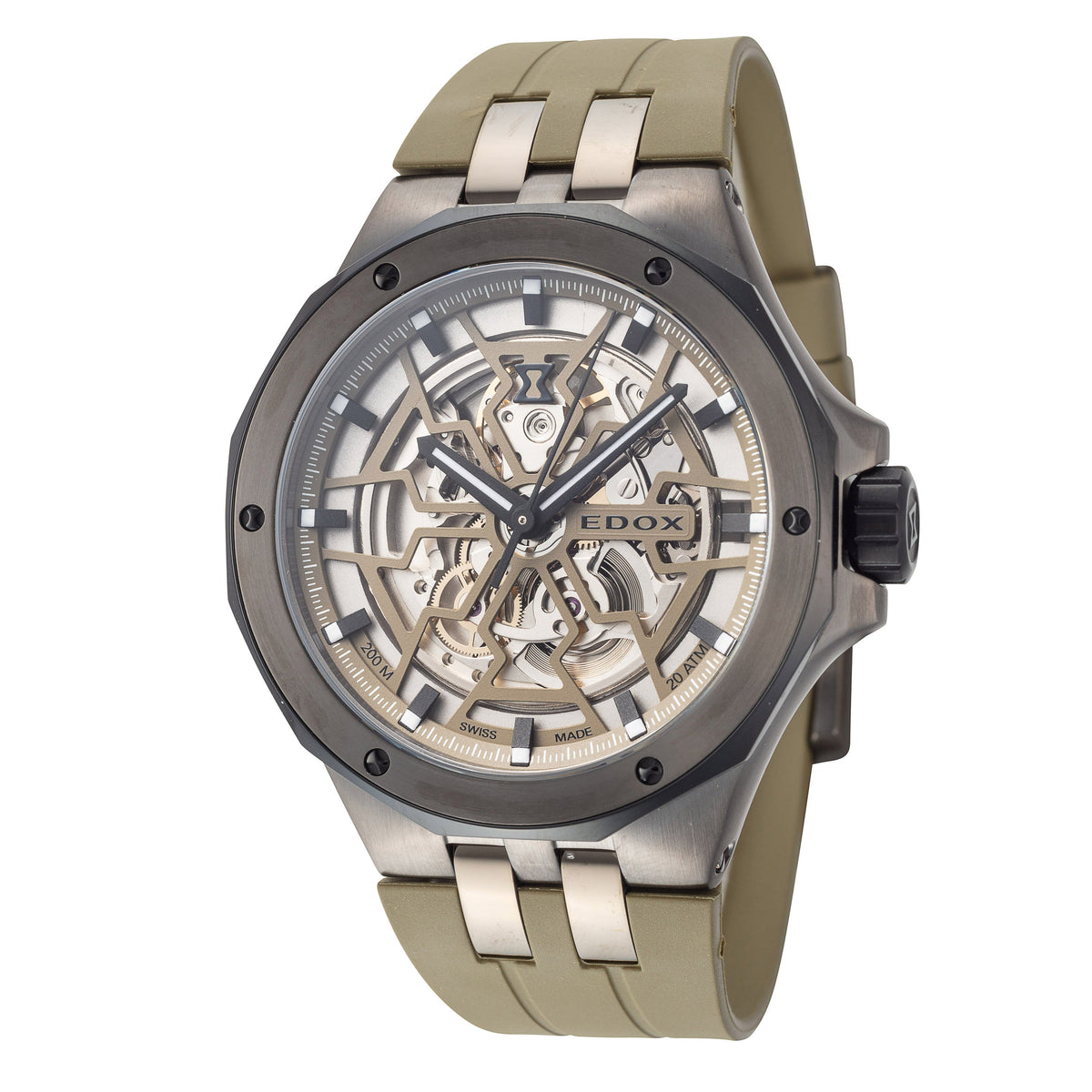 Front view of Edox unisex watch