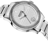 Side view of Versace women's watch