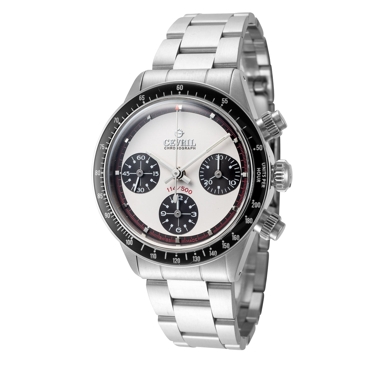 Front view of Gevril Men's Tribeca men's watch