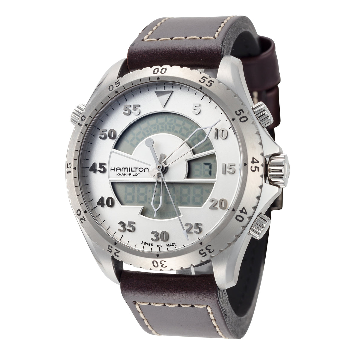 Front view of Hamilton men's watch