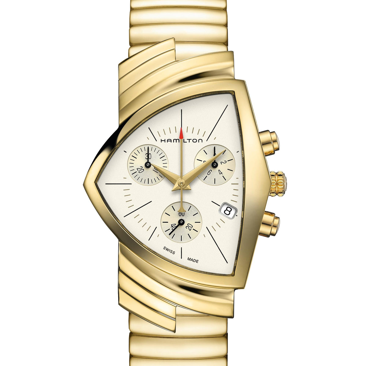 Front view of Hamilton men's watch
