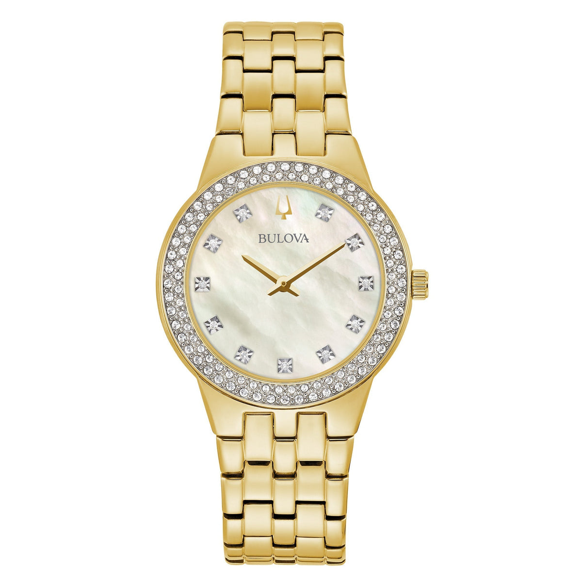 Front view of Bulova women's watch