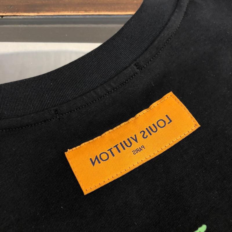 Side profile of Louis Vuitton cotton t-shirt with streetwear-inspired cut