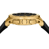 Side view of Versace men's watch
