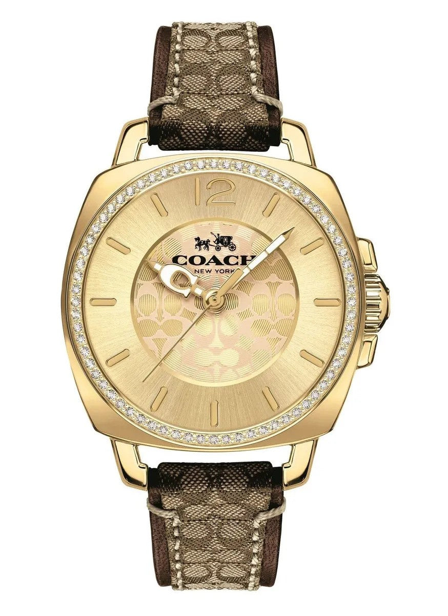 Front view of Coach women's watch