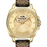 Front view of Coach women's watch