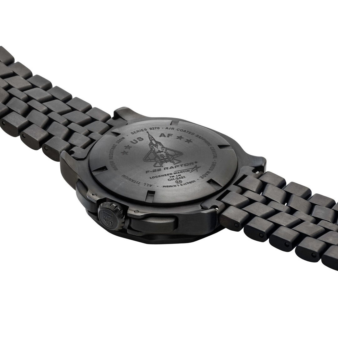 Side view of Luminox Men's XA.9272 men's watch