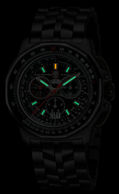 Close-up detail view of Luminox Men's XA.9272 men's watch