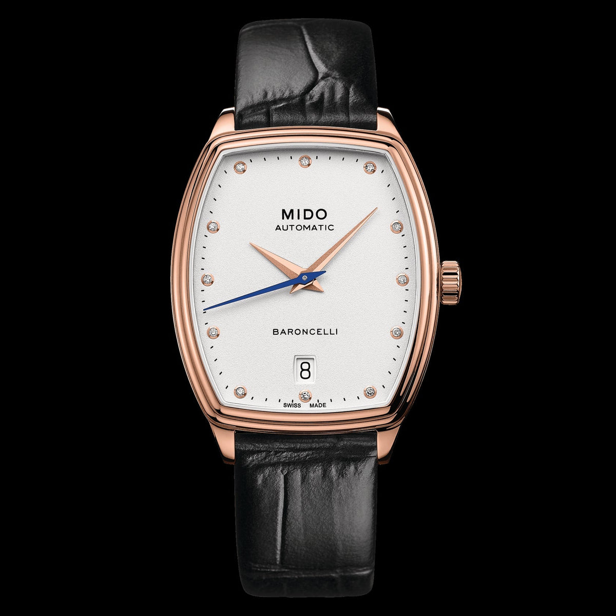 Front view of Mido Women's Baroncelli women's watch