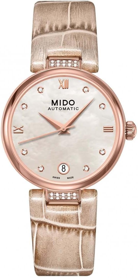 Front view of Mido Women's Baroncelli women's watch