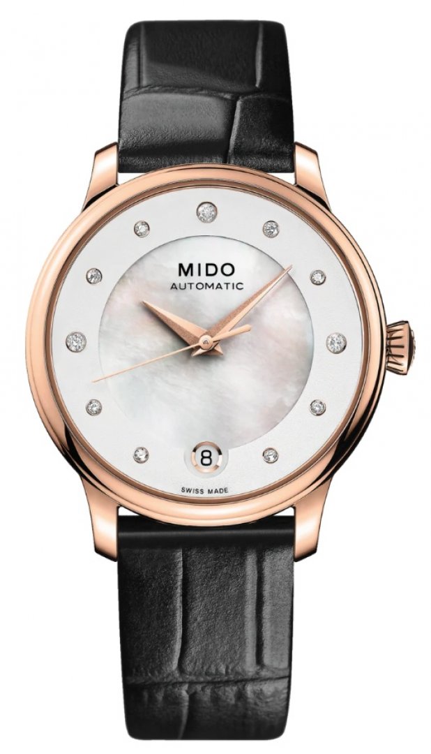 Front view of Mido Women's Baroncelli women's watch