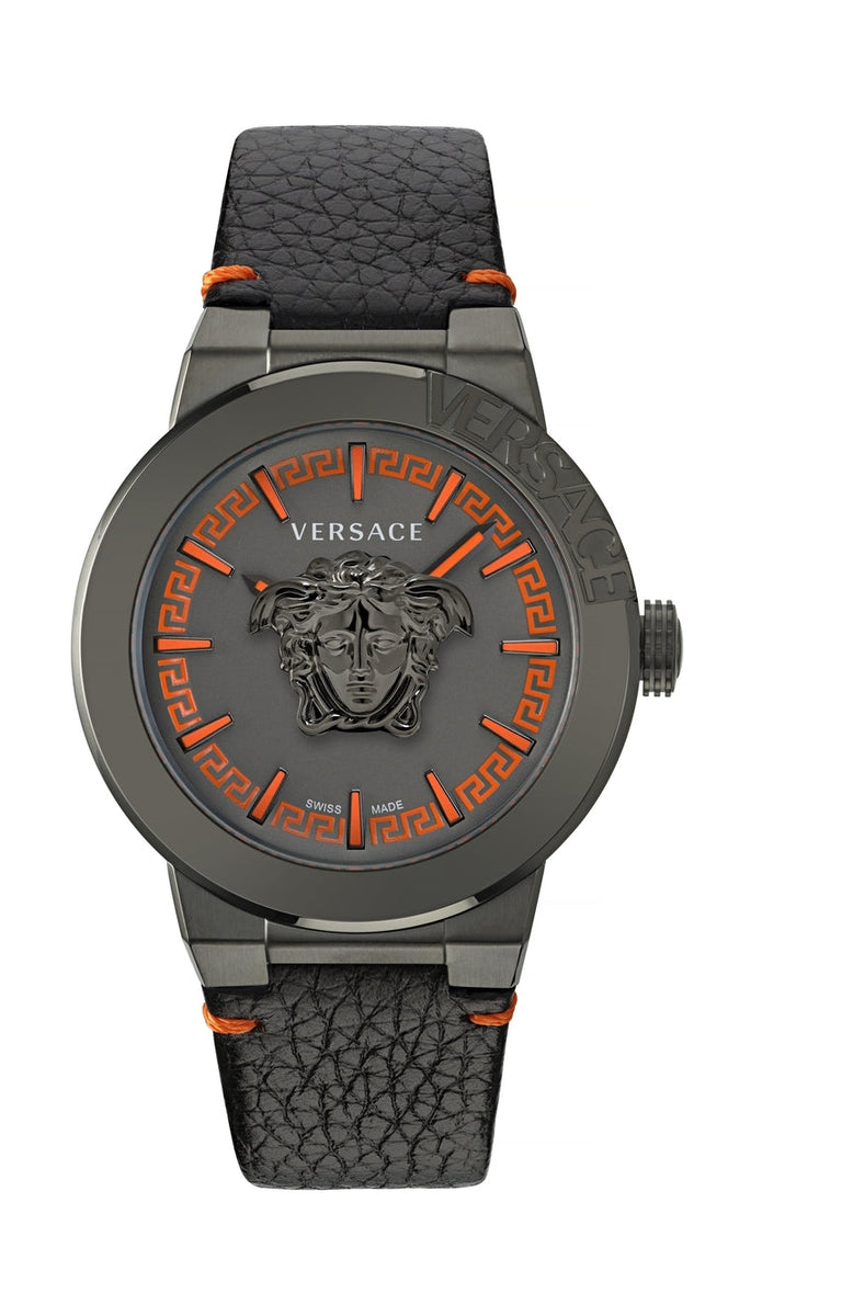 Front view of Versace men's watch