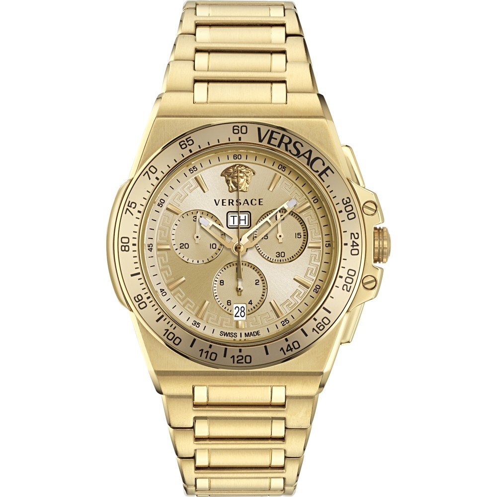 Front view of Versace men's watch