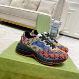 Gucci clean off-white luxury sneakers view 10 chunky sole construction
